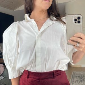 Express puff sleeve top size M